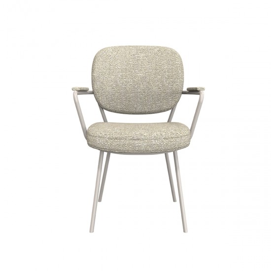 LABEL51 Eetkamerstoel Lausanne - Naturel - Boucle.