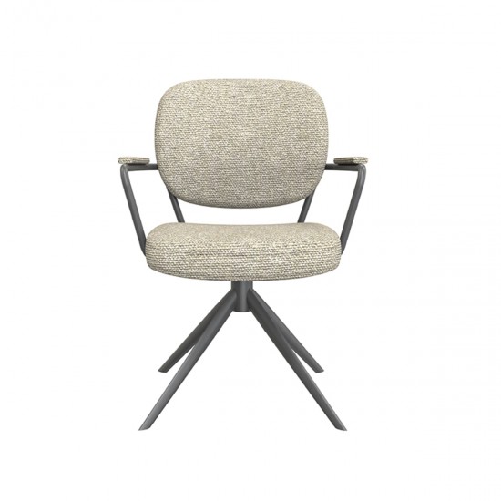 LABEL 51 Eetkamerstoel Basel Naturel Boucle.