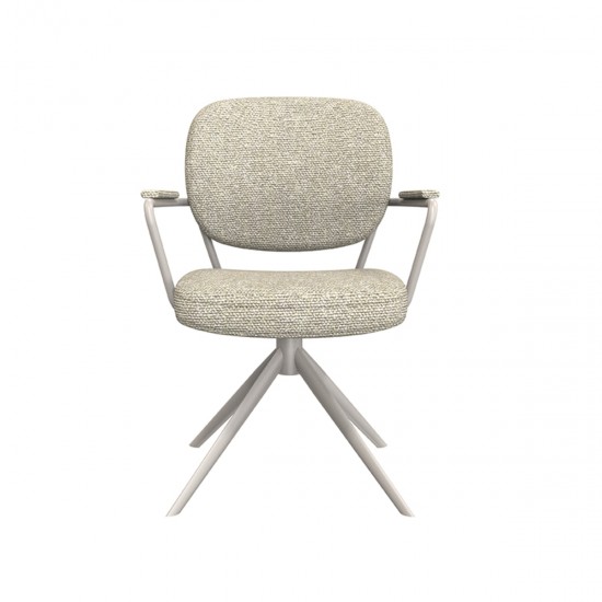 LABEL 51 Eetkamerstoel Basel Naturel Boucle.