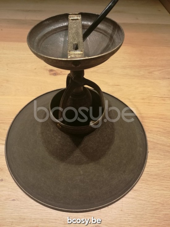 Marckdael wandlamp Billiardo-Biliardo Marckdael 0098-15-A1-AS 0098-15-A1-AS-RO Billiardo antiek brass wandlamp H 20cm VVD VDV Verlichting va.