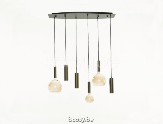 Marckdael Sevilla Bronze color Hanglampen Pendels Pendellampen Plafondlampen Plafondverlichting Binnenverlichting VVD VDV Verlichting van Dij.