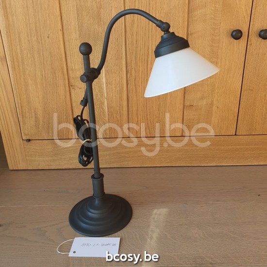 Marckdael bureaulamp Biliardo Marckdael 1110-L1-V0615-DB Tablelamps donker brons bureaulamp H 40cm VVD VDV Verlichting van Dijck Dyck Markda.