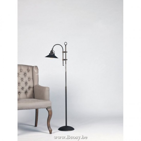 Marckdael vloerlamp Biliardo Marckdael 1120-A-130-20-DB Floorlamps donker brons vloerlamp H 130cm VVD VDV Verlichting van Dijck Dyck Markdaa.