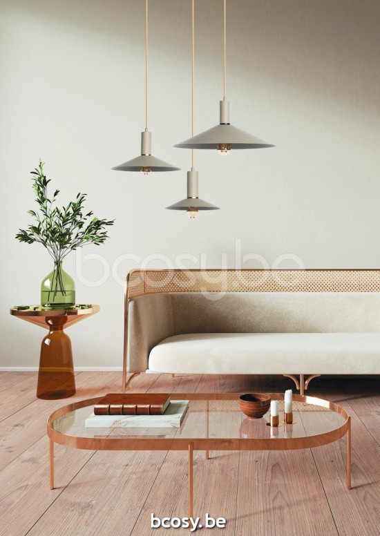 Marckdael pendel Trondheim Marckdael 1586-S1-PT210-CALA Contemporal zwart-cala pendel H max 100cm VVD VDV Verlichting van Dijck Dyck Markdaa.