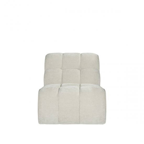 LABEL 51 Bank Valentino Naturel Elite 1,5-Zits Zonder Arm.