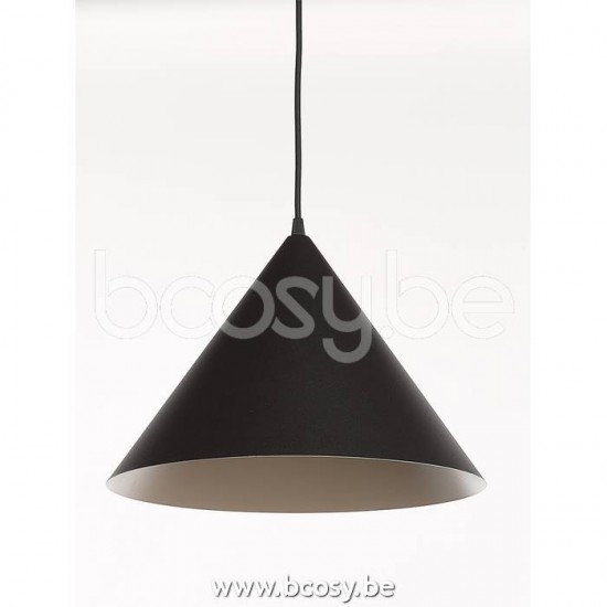 Marckdael pendel Vilnius Marckdael 2406-S1-D400-NE-CALA Contemporal zwart-cala pendel H max 130cm VVD VDV Verlichting van Dijck Dyck Markdaa.