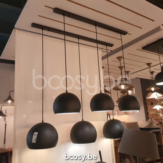 Marckdael VVD Guggenheim-Gugenheim 2706-120-T3-SF300-NE zwart pendel VVD VDV Verlichting van Dijck Dyck Markdaal.