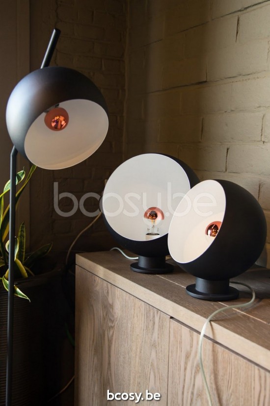 Marckdael Guggenheim-Gugenheim Black Lampenfusse Mit Schirmen Tischlampen Tischleuchten Innenleuchten VVD VDV Verlichting van Dijck Dyck Mar.