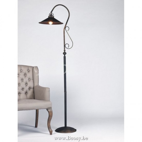 Marckdael vloerlamp Billiardo Marckdael 3045-P-190-35-DB Floorlamps donker brons vloerlamp H 190cm VVD VDV Verlichting van Dijck Dyck Markda.