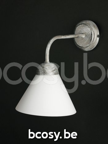 Marckdael wandlamp Billiardo-Biliardo Marckdael 3183-A1-GR AV NE 3183-A1-GRI-AV-NE Billiardo grigio avorio nero wandlamp H 23cm VVD VDV Verl.