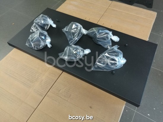 Marckdael pendel Seattle-Seatle Marckdael 4080-PL6-RECT-NE-CYL-CLEAR-KL Contemporal zwart pendel H max 105cm VVD VDV Verlichting van Dijck D.