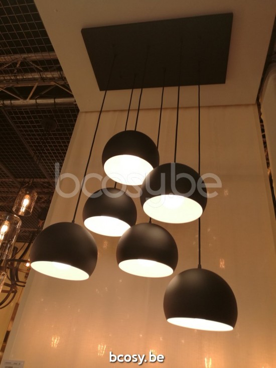 Marckdael pendel Guggenheim-Gugenheim Marckdael 4080-PL6-SF240-NE 4080-PL6-RECT-SF240-NE 4080-PL6-RECT-NE-SF240-NE Contemporal zwart pendel .