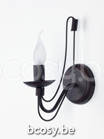 Marckdael wandlamp Astrid Marckdael 604-A1-RU Chandeliers roest marron kastanjebruin wandlamp H 32cm VVD VDV Verlichting van Dijck Dyck Mark.