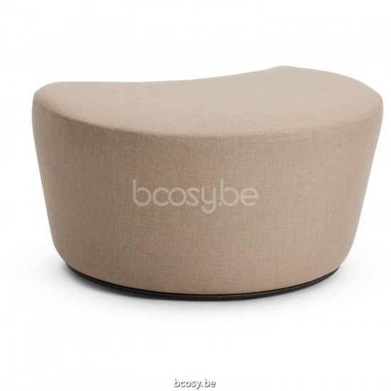 Diphano Cielo Lounge-Fußstütze Aluminium Lava Gestell Stoff Combo Batyline Coffee - Linen.