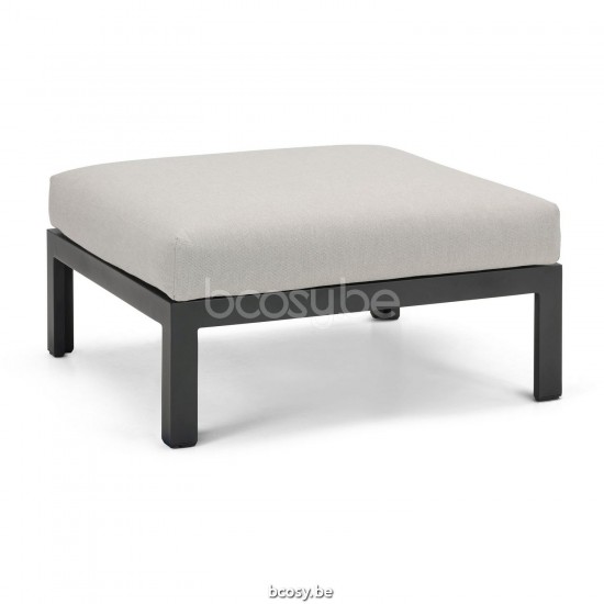 Diphano Cubic Modular medium footrest Aluminium Lava Frame.