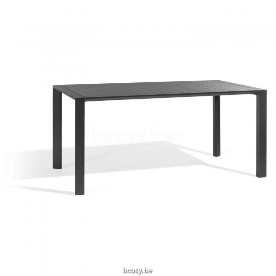 Diphano Metris table de jardin 160x80 Cadre Aluminium Lava.