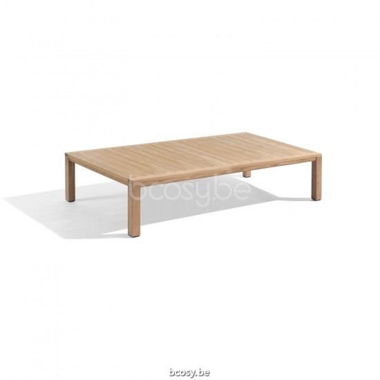 Diphano Natural Couchtisch S 150x90 Natürliches Teakholz Gestell Tischplatte Natürliches Teakholz.