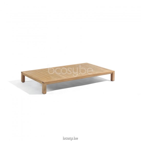 Diphano Natural lounge table Z 150x90 Natural Teak Frame Top Natural Teak.