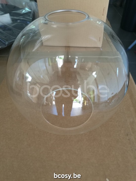 Marckdael VVD Glasbol helder GLASS-GLOBE-CLEAR-SMALL helder lampekap VVD VDV Verlichting van Dijck Dyck Markdaal.