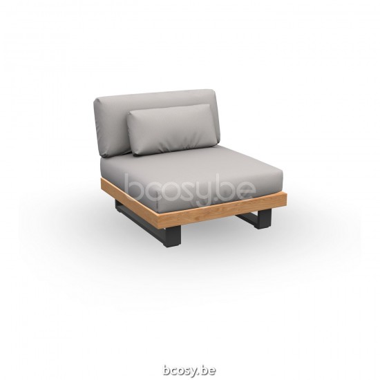 Jati Kebon Truro Gartensessel Sofa 1-Sitzer.