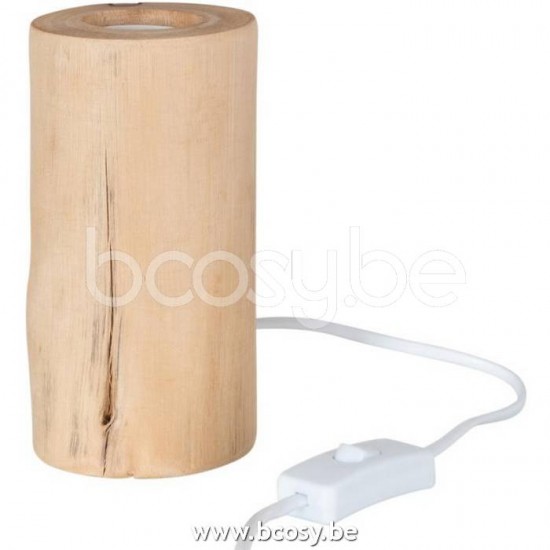 J Line Jline Socket Silas High Berangan Wood Natural Table Lights