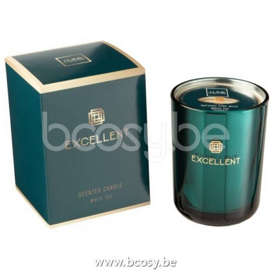 bougies parfumées Jolipa J Line Jline Bougie Parfumee Excellent White Tea Petrole Small 50 Heures