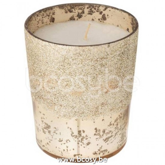 J Line Jline Jolipa 16127 Geurkaars Deluxe Glas Goud Small