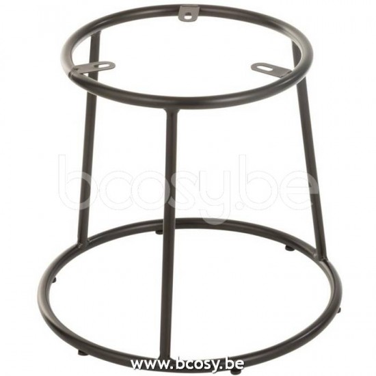 support tabouret bas Jolipa J Line Jline Support Bas Tabouret Metal Noir