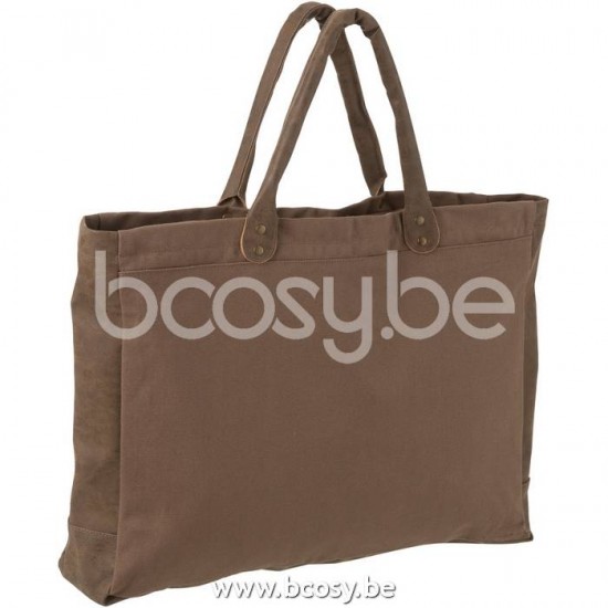 J Line Jline Jolipa 20425 Strandtas Korte Oren Textiel Bruin