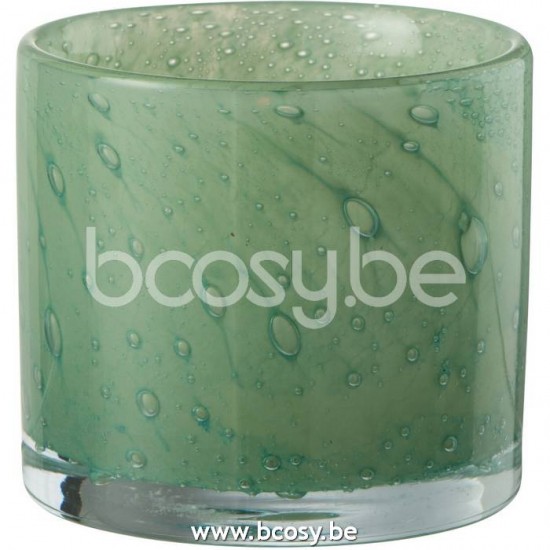 J Line Jline Tealight Holder Jade Green Small tea lights holders