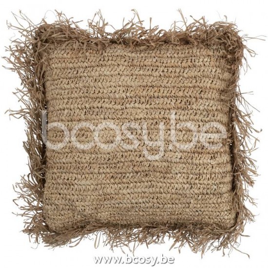 coussins Jolipa J Line Jline Coussin Jeff Carre Raphia Naturel Large