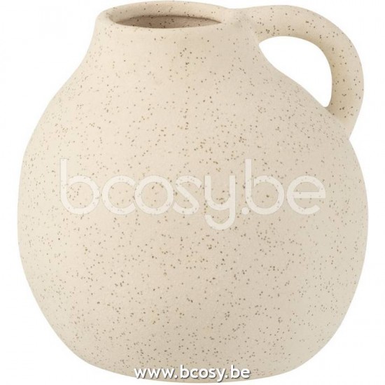 vases Jolipa J Line Jline Vase Cruche Ceramique Beige S