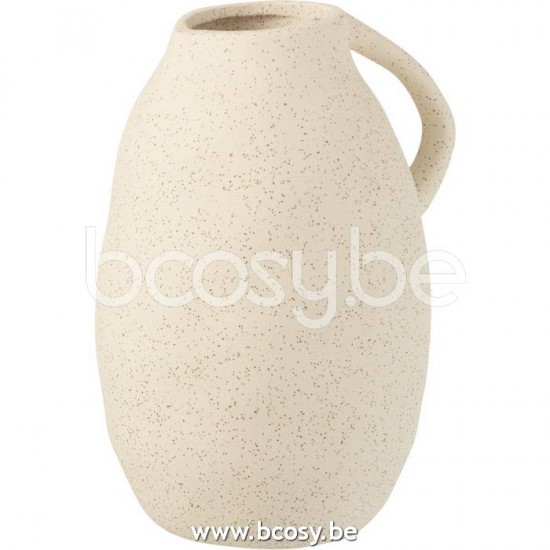 vases Jolipa J Line Jline Vase Cruche Ceramique Beige M