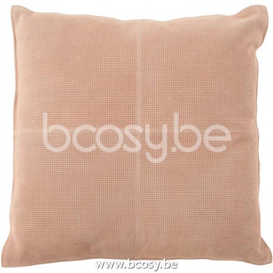 J Line Jline Jolipa 22756 Kussen Kruis Vierkant Leer Roze