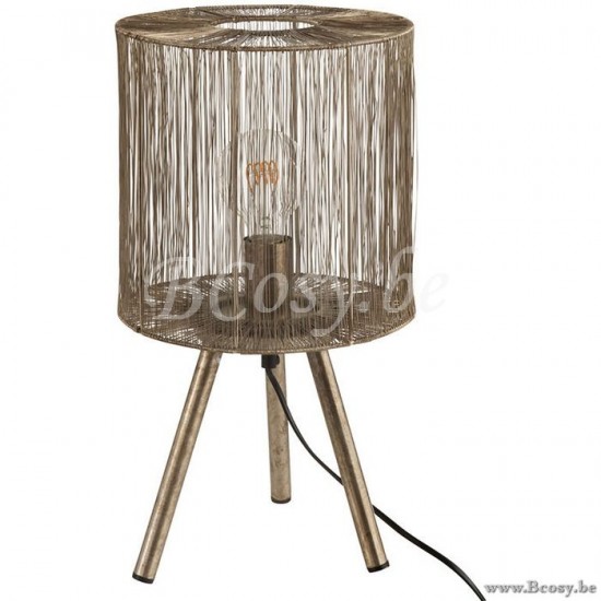 J Line Jline Tischlampe Metall Antik Braun Small Lampenfusse Mit Schirmen Tischlampen Tischleuchten Innenleuchten