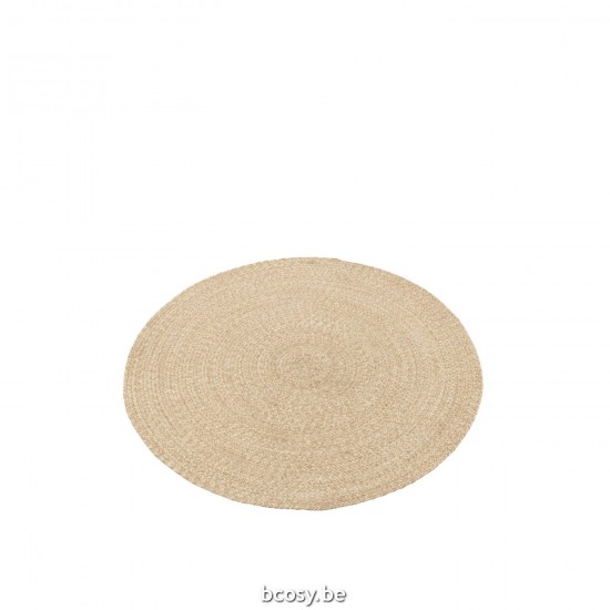 Jline Tapijt Miami Outdoor Polyester Naturel Wit Small.