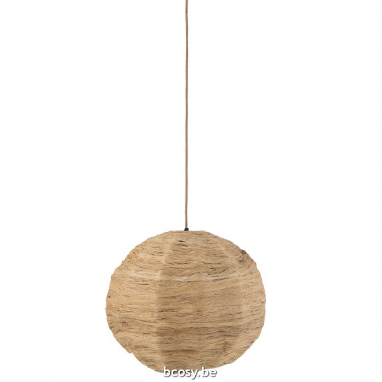 Jline Hängelampe Kugel Bananenblatt Naturell Large Haengelampen Haengeleuchten Pendelleuchten Pendellampen.