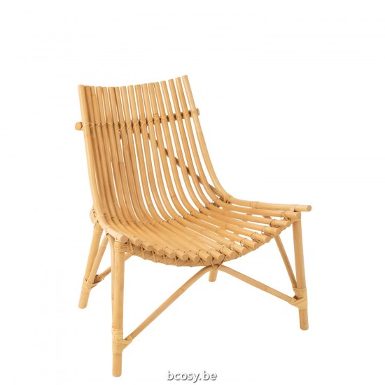 J Line Stoel Rotan Naturel relax JO43771.