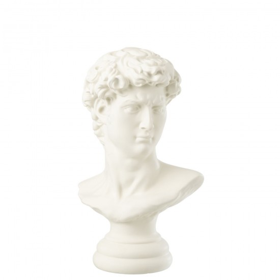 J Line Gens personnes Jolipa Buste David Resine Blanc Large.