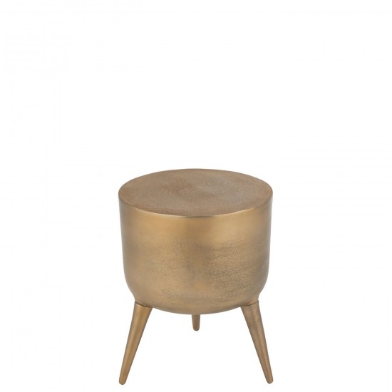 J Line Stool Fone Aluminium Gold nested side tables sidetables.