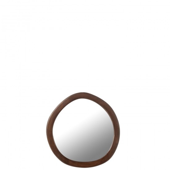 J Line Mirror Whisp Mango Wood Mdf Brown Small Wall mirrors.