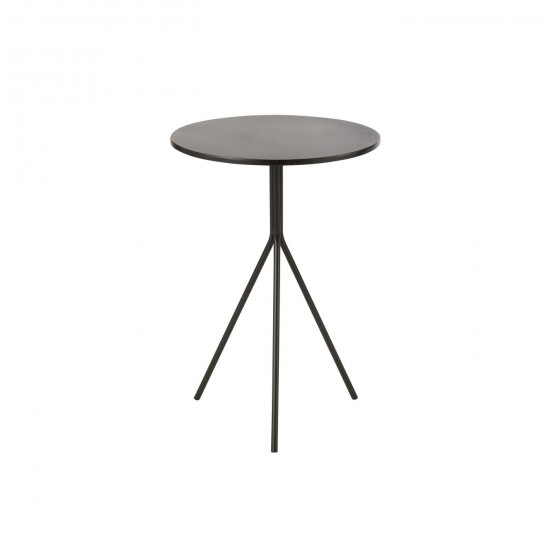 J Line Cofee Table Round Metal Black nested side tables sidetables.