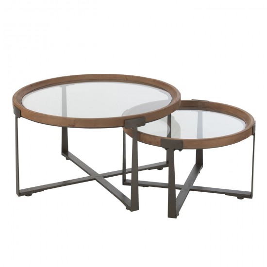 J Line 46327 Moebel Cottage Meubelen Landelijke stijl coffee tables table basse Couchtische Tafel tables basses koffietafel Mo.