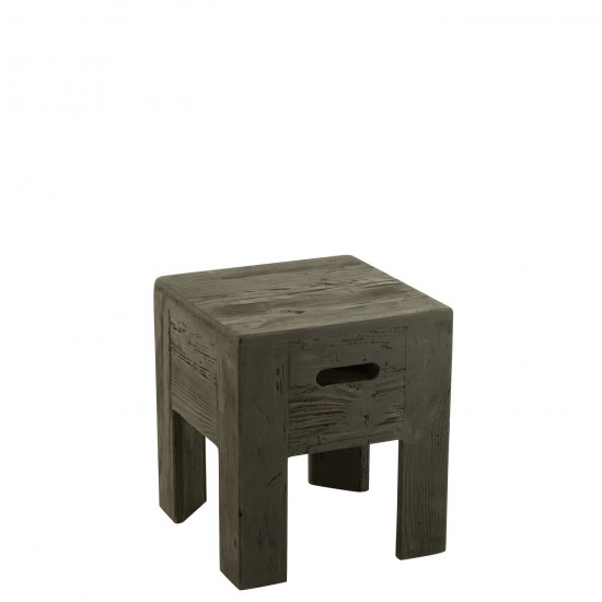 J Line Stool Will Pine Wood Black crutches stools.