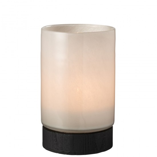 J Line Candleholder Vase Ray Glass Willow Wood Grey Black Large large vases Tall vases High vases.