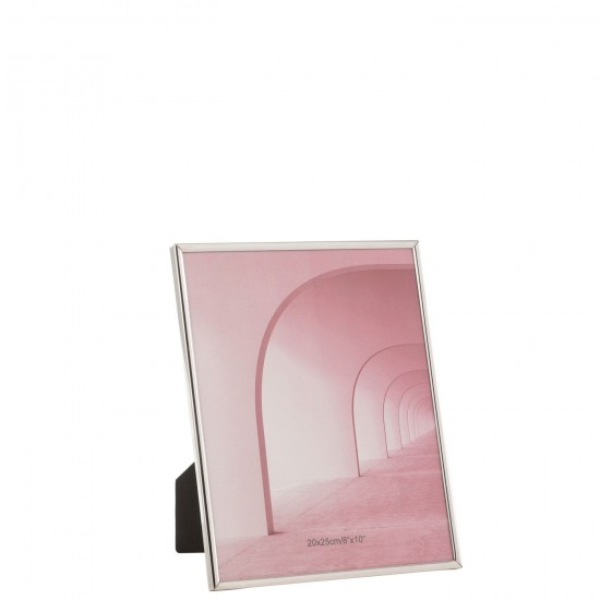 J Line Photo Frame Tracy Steel Silver Large single photo frames.