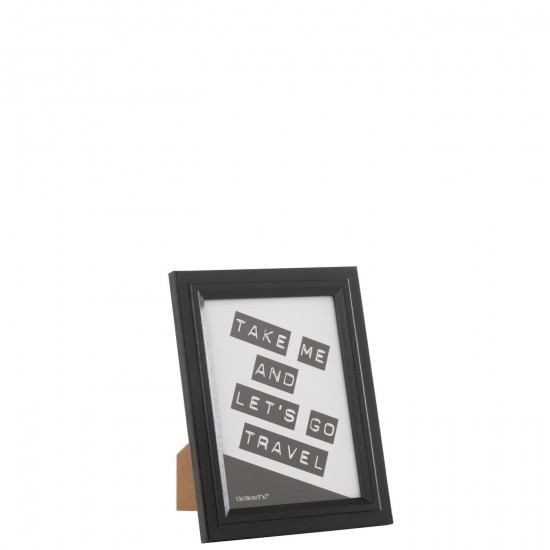 Jline Fotokader Bob Mdf Zwart Medium.