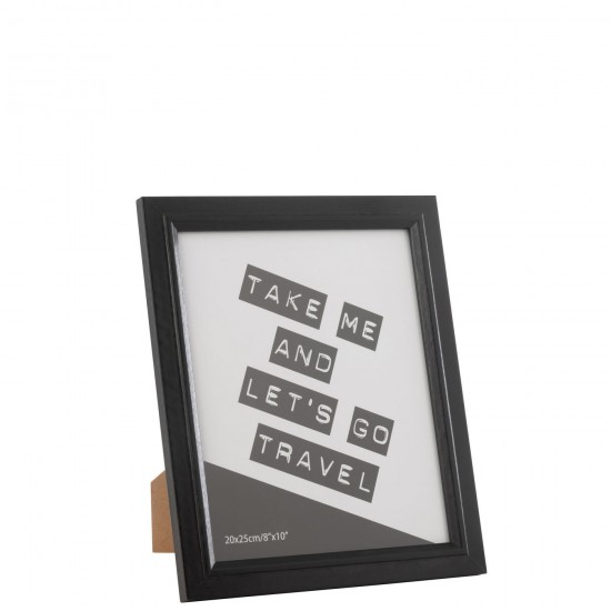 J Line Photo Frame Bob Mdf Black Large single photo frames.