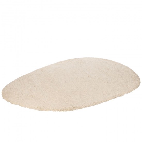 Jline Tapijt Organisch Pluizig Polyester Crème.