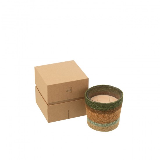 Jline Geurkaars Mand Beige Bei Bl Small 45 Uur.